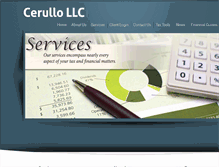Tablet Screenshot of cerullollc.com